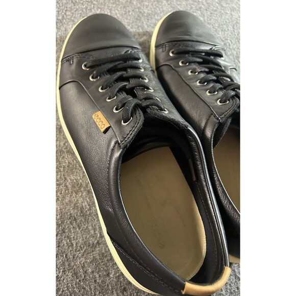 ECCO Soft 7 Casual Dress Leather Shoes Black White Men’s Size US 11 EU 45 main image 11